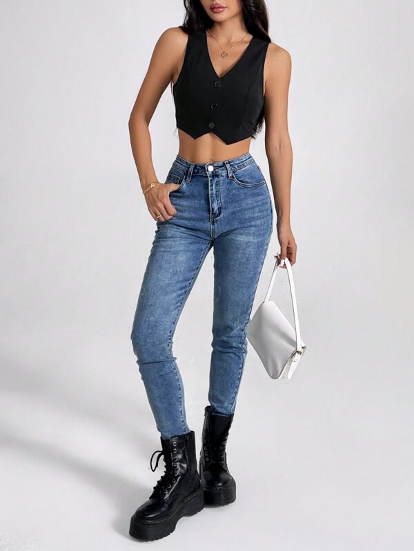 Chaleco Petite Negro - Imagen 4