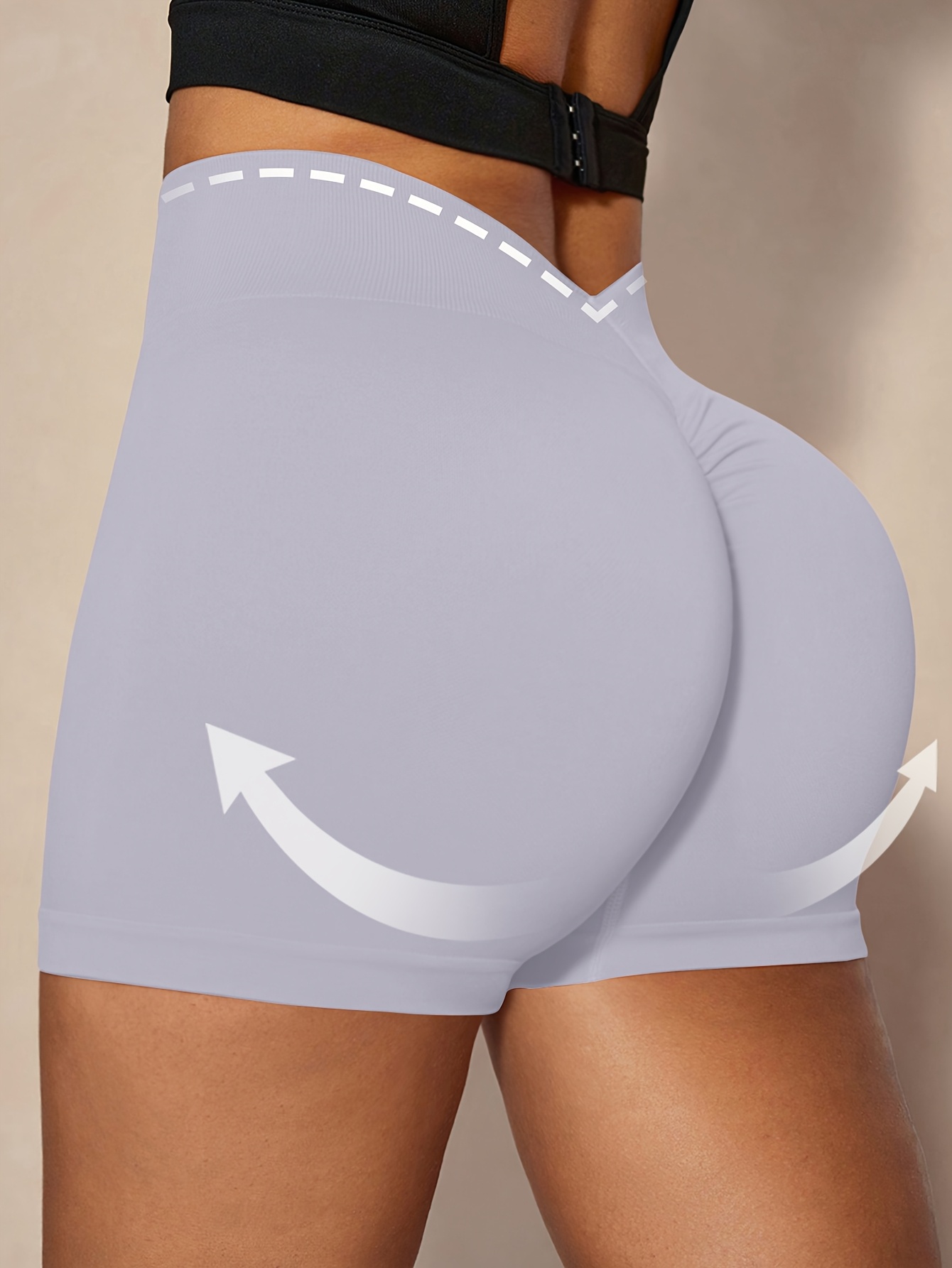 Short Deportivo En Gris Claro