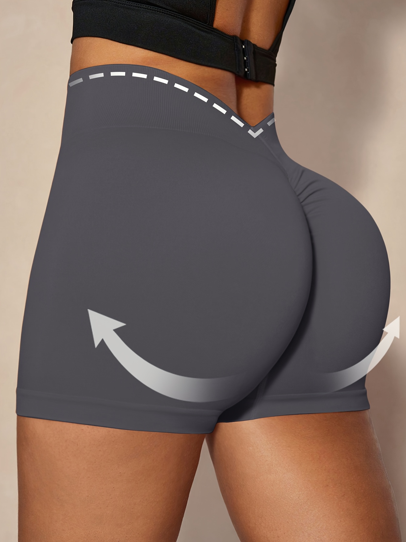 Short Deportivo En Gris Oscuro - Imagen 2